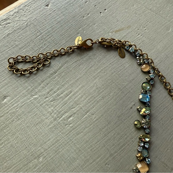 Sorrelli Brass Tone Crystal Necklace with Extender - Picture 7 of 7